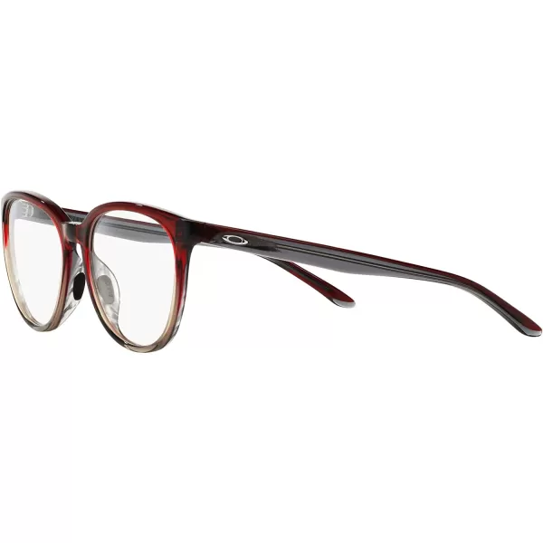 imageOakley Womens Ox1135 Reversal Round Prescription Eyeglass FramesRed FadeDemo Lens