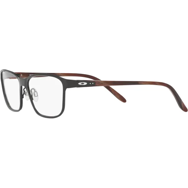 imageOakley Womens Ox3214 Penchant Metal Square Prescription Eyeglass FramesPolished BlackDemo Lens