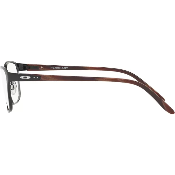 imageOakley Womens Ox3214 Penchant Metal Square Prescription Eyeglass FramesPolished BlackDemo Lens