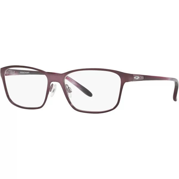 imageOakley Womens Ox3214 Penchant Metal Square Prescription Eyeglass FramesPolished BlackberryDemo Lens