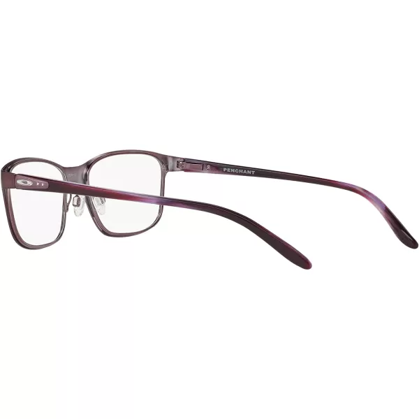 imageOakley Womens Ox3214 Penchant Metal Square Prescription Eyeglass FramesPolished BlackberryDemo Lens