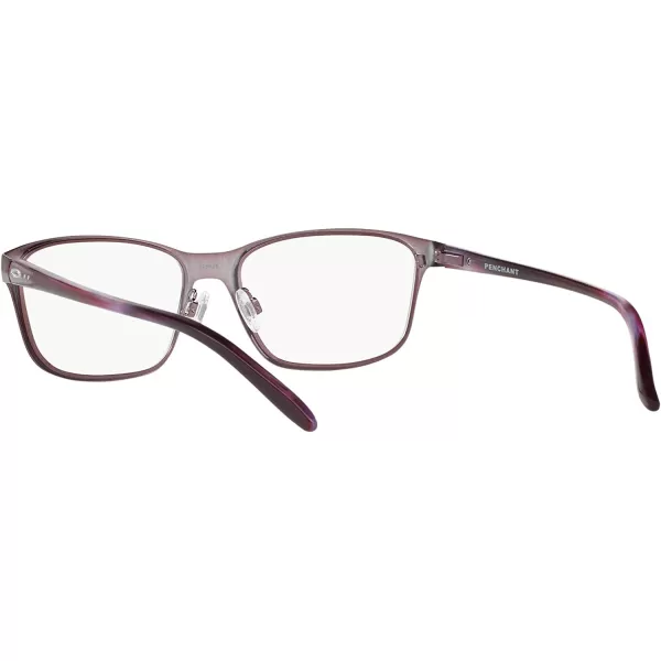 imageOakley Womens Ox3214 Penchant Metal Square Prescription Eyeglass FramesPolished BlackberryDemo Lens