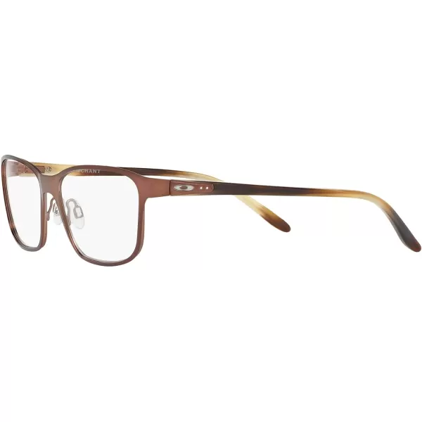 imageOakley Womens Ox3214 Penchant Metal Square Prescription Eyeglass FramesSatin Brushed ChocolateDemo Lens