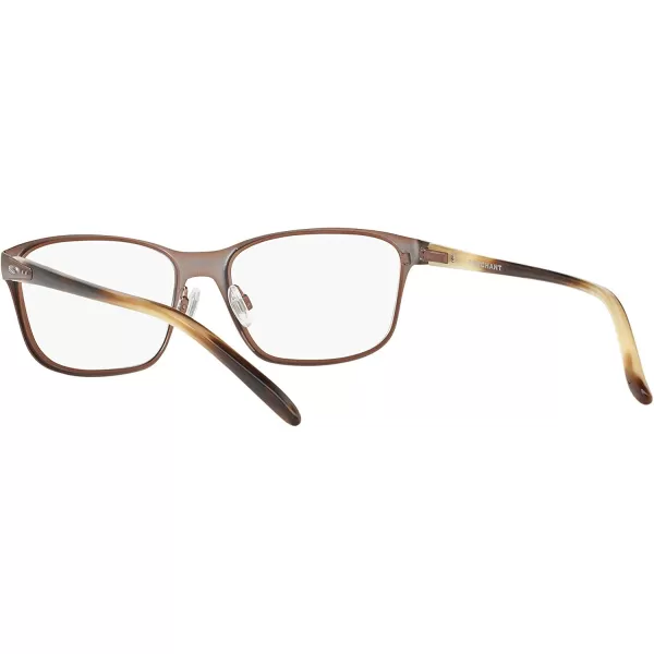 imageOakley Womens Ox3214 Penchant Metal Square Prescription Eyeglass FramesSatin Brushed ChocolateDemo Lens
