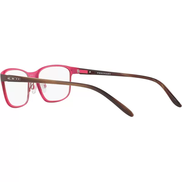 imageOakley Womens Ox3214 Penchant Metal Square Prescription Eyeglass FramesWineClear