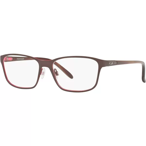 imageOakley Womens Ox3214 Penchant Metal Square Prescription Eyeglass FramesWineClear