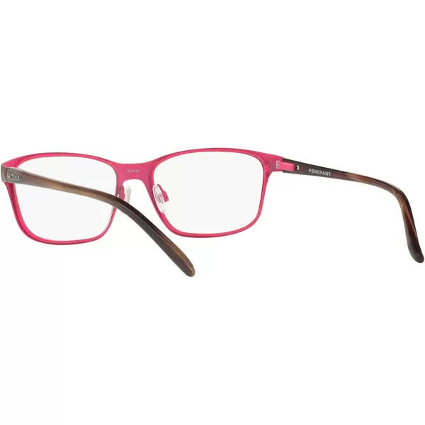 imageOakley Womens Ox3214 Penchant Metal Square Prescription Eyeglass FramesWineClear