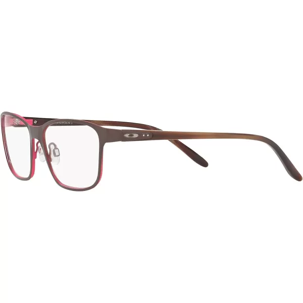 imageOakley Womens Ox3214 Penchant Metal Square Prescription Eyeglass FramesWineClear