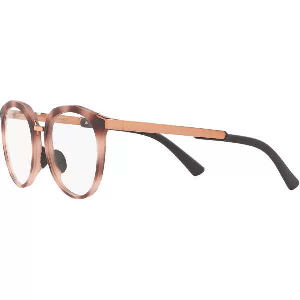imageOakley Womens Ox3238 Top Knot Cat Eye Prescription Eyeglass FramesMatte Rose TortoiseDemo Lens