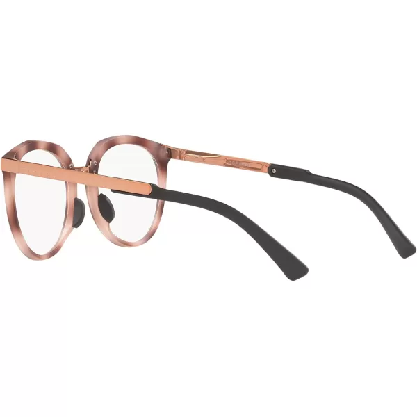 imageOakley Womens Ox3238 Top Knot Cat Eye Prescription Eyeglass FramesMatte Rose TortoiseDemo Lens