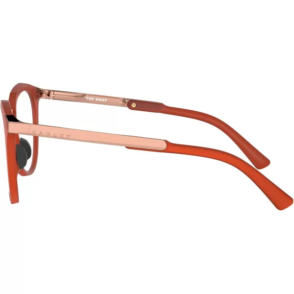 imageOakley Womens Ox3238 Top Knot Cat Eye Prescription Eyeglass FramesSatin AmberDemo Lens
