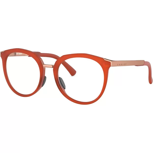 imageOakley Womens Ox3238 Top Knot Cat Eye Prescription Eyeglass FramesSatin AmberDemo Lens