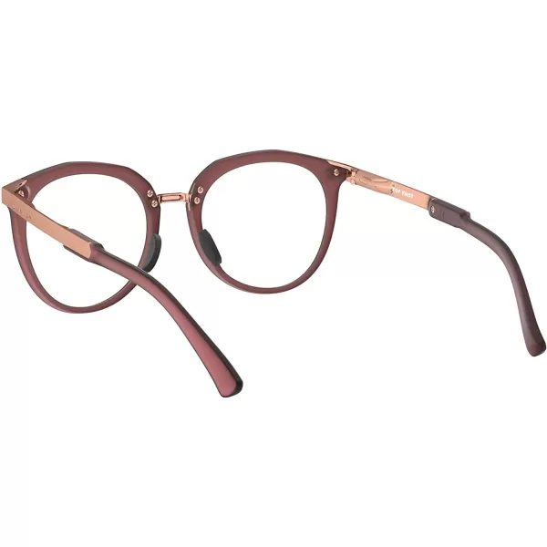 imageOakley Womens Ox3238 Top Knot Cat Eye Prescription Eyeglass FramesSatin AmethystDemo Lens