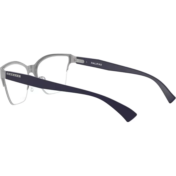 imageOakley Womens Ox3243 Halifax Cat Eye Prescription Eyeglass FramesSatin ChromeDemo Lens