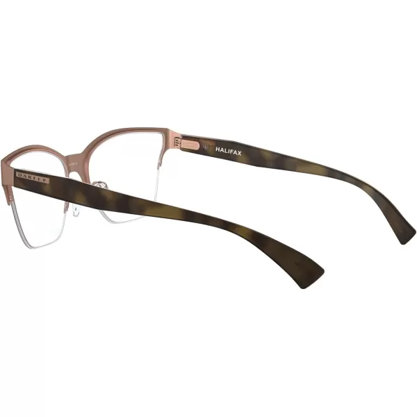 imageOakley Womens Ox3243 Halifax Cat Eye Prescription Eyeglass FramesSatin Rose GoldDemo Lens