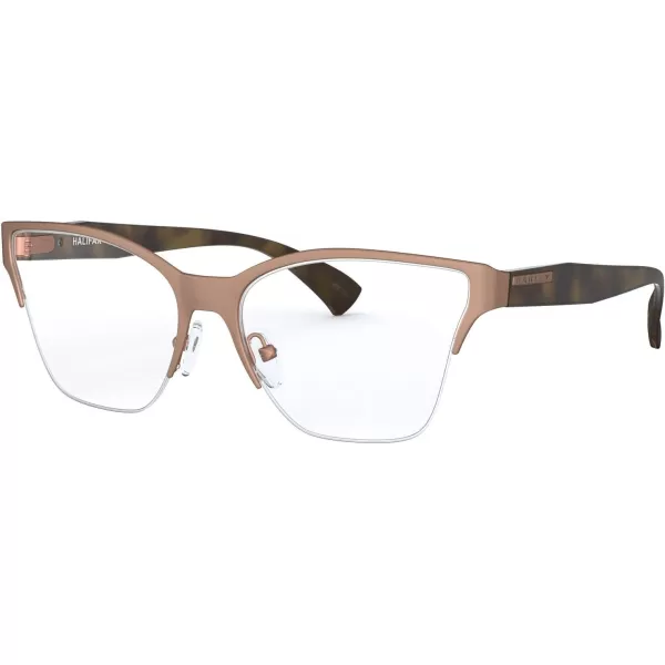 imageOakley Womens Ox3243 Halifax Cat Eye Prescription Eyeglass FramesSatin Rose GoldDemo Lens