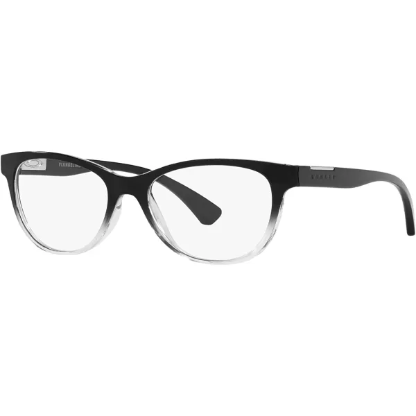 imageOakley Womens Ox8146 Plungeline Round Prescription Eyewear FramesPolished Black FadeDemo Lens
