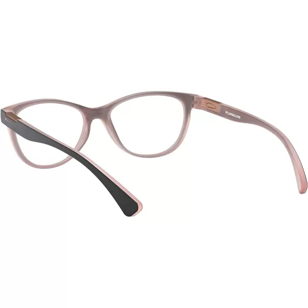 imageOakley Womens Ox8146 Plungeline Round Prescription Eyewear FramesPolished Dusty RoseDemo Lens