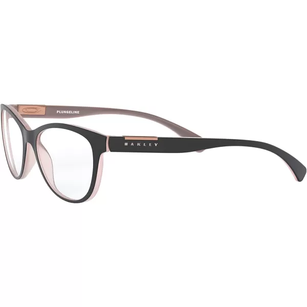 imageOakley Womens Ox8146 Plungeline Round Prescription Eyewear FramesPolished Dusty RoseDemo Lens