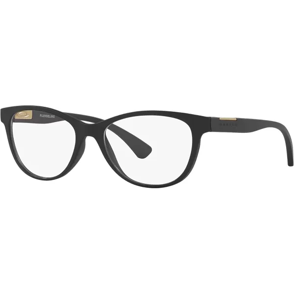 imageOakley Womens Ox8146 Plungeline Round Prescription Eyewear FramesSatin BlackDemo Lens
