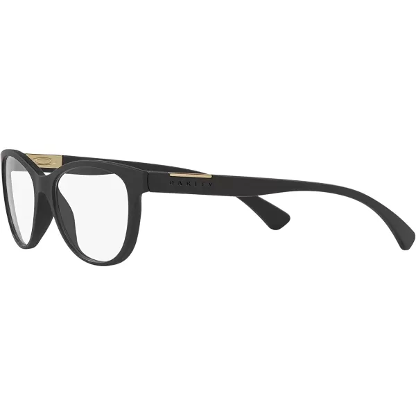imageOakley Womens Ox8146 Plungeline Round Prescription Eyewear FramesSatin BlackDemo Lens