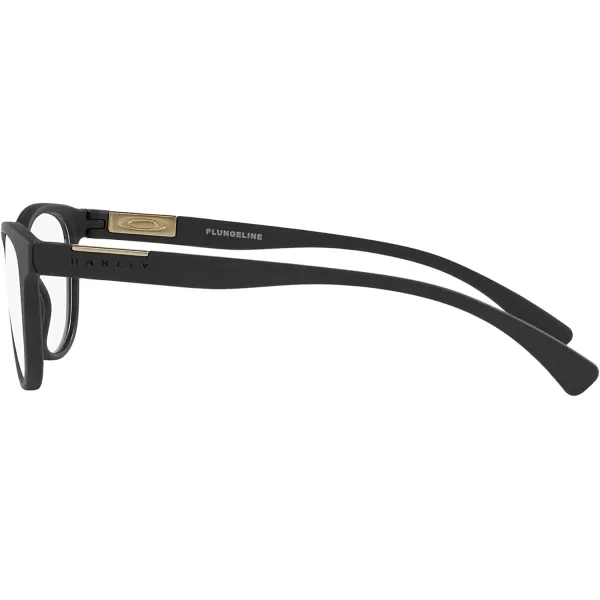 imageOakley Womens Ox8146 Plungeline Round Prescription Eyewear FramesSatin BlackDemo Lens