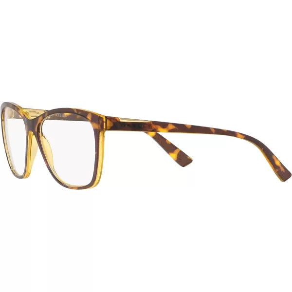 imageOakley Womens Ox8155 Alias Butterfly Prescription Eyeglass FramesAmber Brown TortoiseDemo Lens