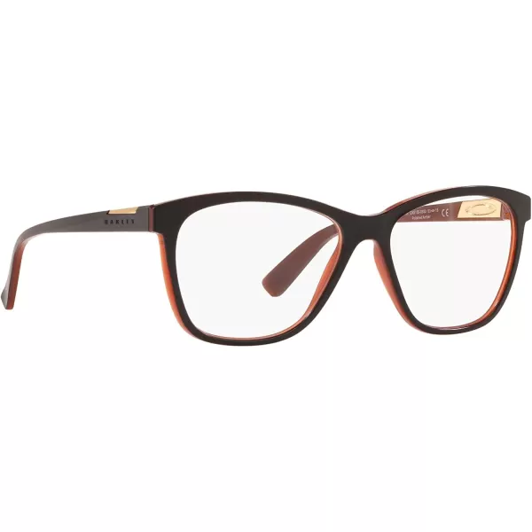 imageOakley Womens Ox8155 Alias Butterfly Prescription Eyeglass FramesAmberDemo Lens