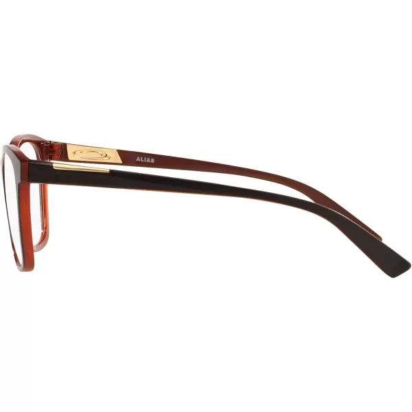 imageOakley Womens Ox8155 Alias Butterfly Prescription Eyeglass FramesAmberDemo Lens