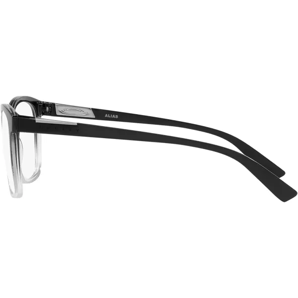 imageOakley Womens Ox8155 Alias Butterfly Prescription Eyeglass FramesPolished Black FadeDemo Lens
