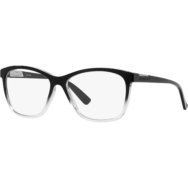 imageOakley Womens Ox8155 Alias Butterfly Prescription Eyeglass FramesPolished Black FadeDemo Lens