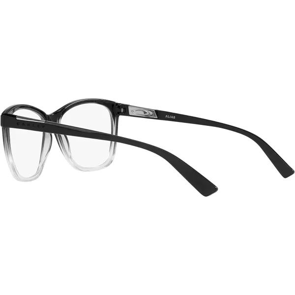 imageOakley Womens Ox8155 Alias Butterfly Prescription Eyeglass FramesPolished Black FadeDemo Lens