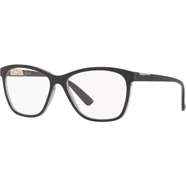 imageOakley Womens Ox8155 Alias Butterfly Prescription Eyeglass FramesPolished Shadow GreyDemo Lens