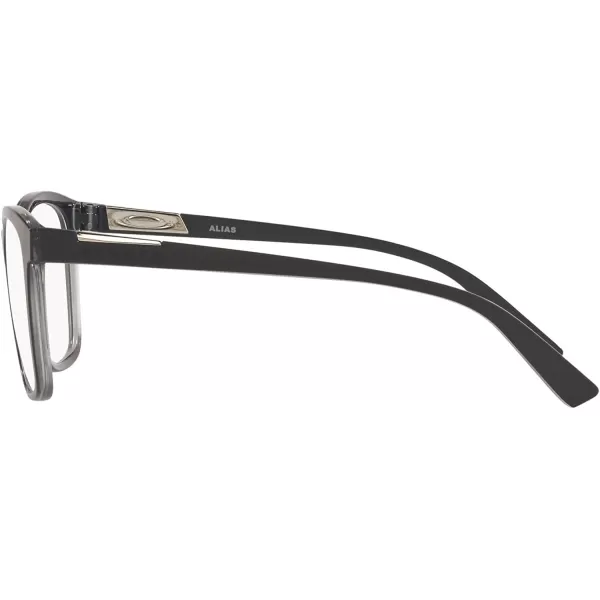 imageOakley Womens Ox8155 Alias Butterfly Prescription Eyeglass FramesPolished Shadow GreyDemo Lens
