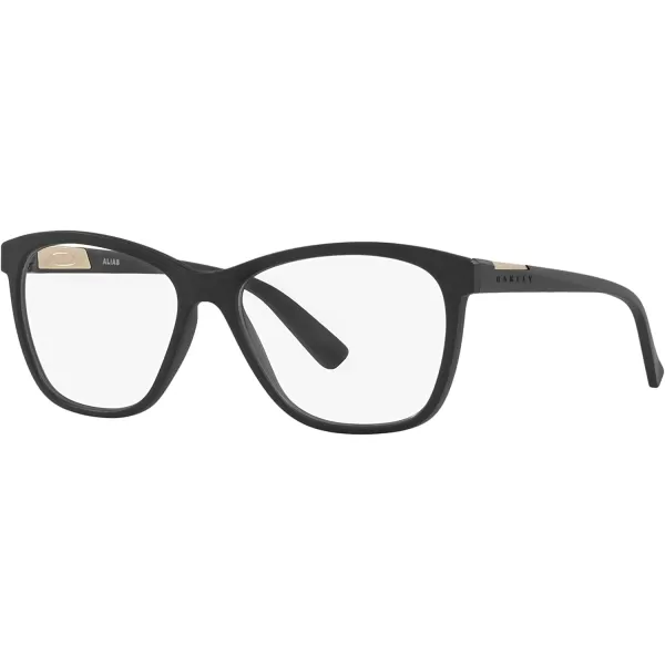 imageOakley Womens Ox8155 Alias Butterfly Prescription Eyeglass FramesSatin BlackDemo Lens