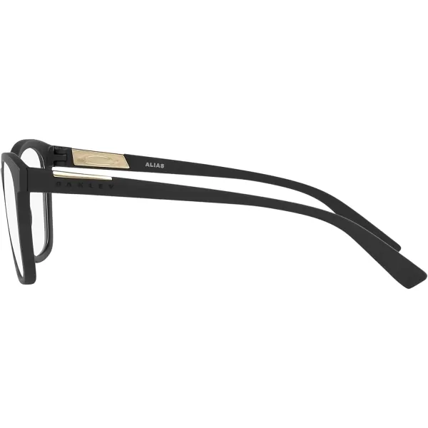 imageOakley Womens Ox8155 Alias Butterfly Prescription Eyeglass FramesSatin BlackDemo Lens