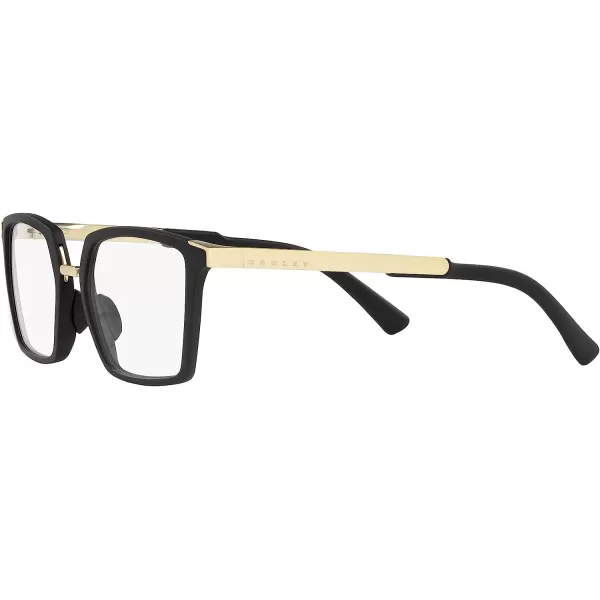imageOakley Womens Ox8160 Side Swept Rx Square Prescription Eyeglass FramesSatin BlackDemo Lens