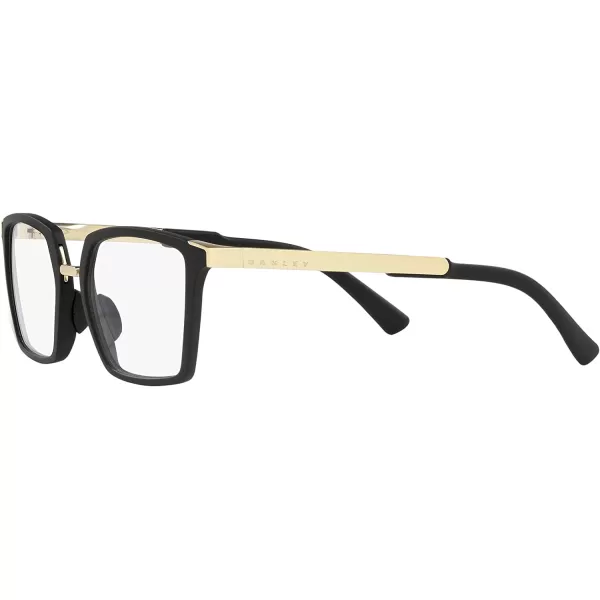 imageOakley Womens Ox8160 Side Swept Rx Square Prescription Eyeglass FramesSatin BlackDemo Lens