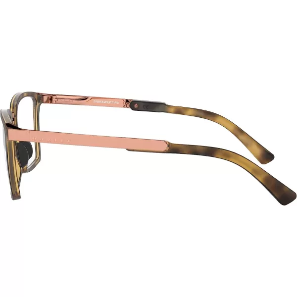 imageOakley Womens Ox8160 Side Swept Rx Square Prescription Eyeglass FramesSatin Brown TortoiseDemo Lens