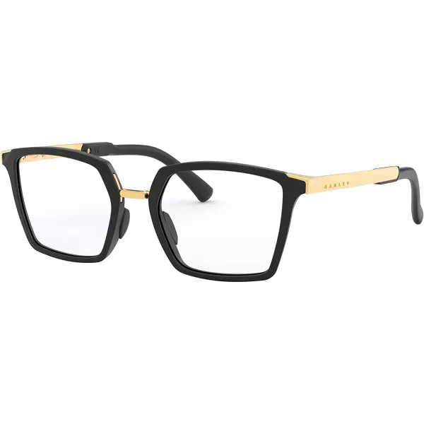 imageOakley Womens Ox8160 Side Swept Rx Square Prescription Eyeglass FramesVelvet BlackDemo Lens