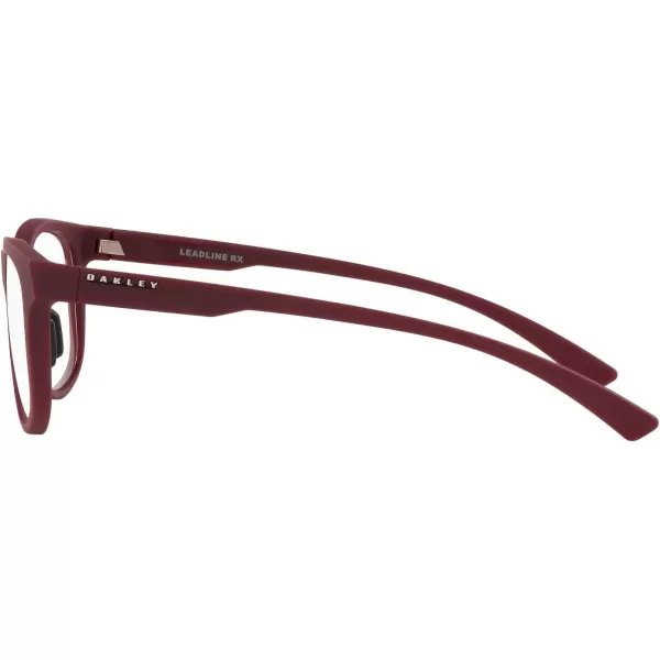 imageOakley Womens Ox8175 Leadline Rx Round Prescription Eyewear FramesSatin Brick RedDemo Lens