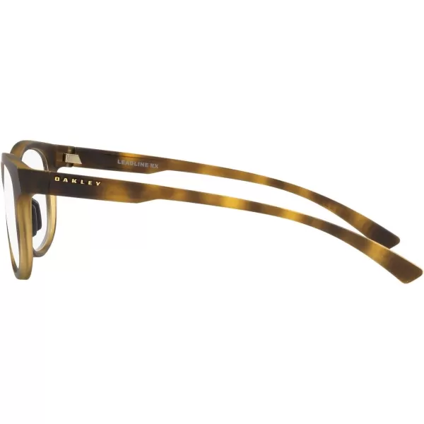 imageOakley Womens Ox8175 Leadline Rx Round Prescription Eyewear FramesSatin Brown TortoiseDemo Lens