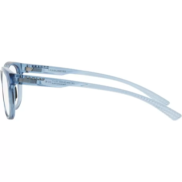 imageOakley Womens Ox8175 Leadline Rx Round Prescription Eyewear FramesTransparent BlueDemo Lens