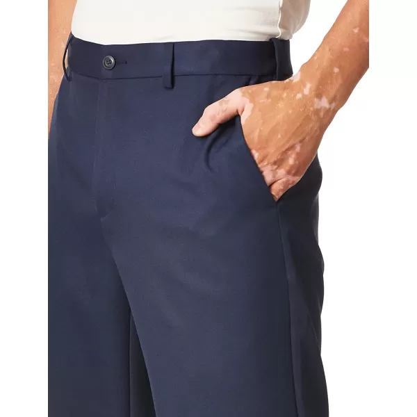 imagePGA TOUR Mens Flat Front Golf Pant with Expandable Waistband Waist Size 3044 Big amp TallBlack Iris