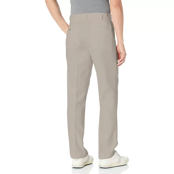 imagePGA TOUR Mens Flat Front Golf Pant with Expandable Waistband Waist Size 3044 Big amp TallSilver Cloud