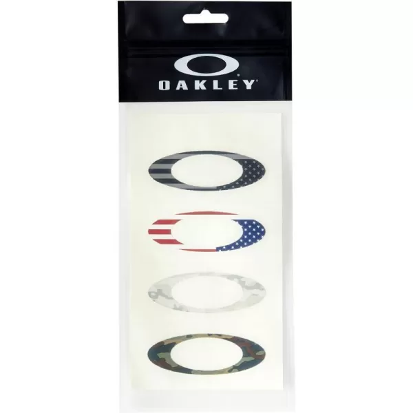 imageOakley 211006001 UnisexAdult Sticker Pack Small USA Flagcamo Replacement Lenses USA 0 mmOakley 211006001 UnisexAdult Sticker Pack Small USA Flagcamo Replacement Lenses USA 0 mm