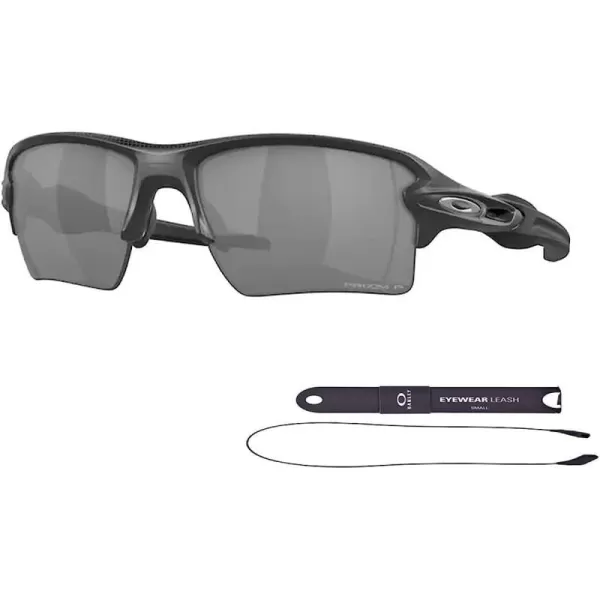imageOakley Flak 20 XL OO9188 Sunglasses For Men BUNDLE Leash Designer iWear Care KitHigh Resolution Carbon  Prizm Black Polar
