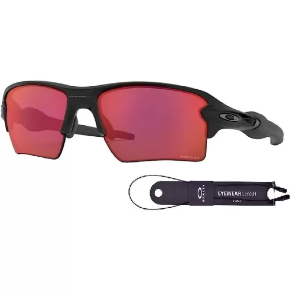 imageOakley Flak 20 XL OO9188 Sunglasses For Men BUNDLE Leash Designer iWear Care KitMatte BlackPrizm Trail Torch