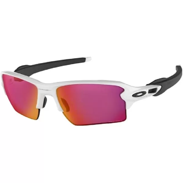 imageOakley Flak 20 XL OO9188 Sunglasses For Men BUNDLE Leash Designer iWear Care KitPolished WhitePrizm Field
