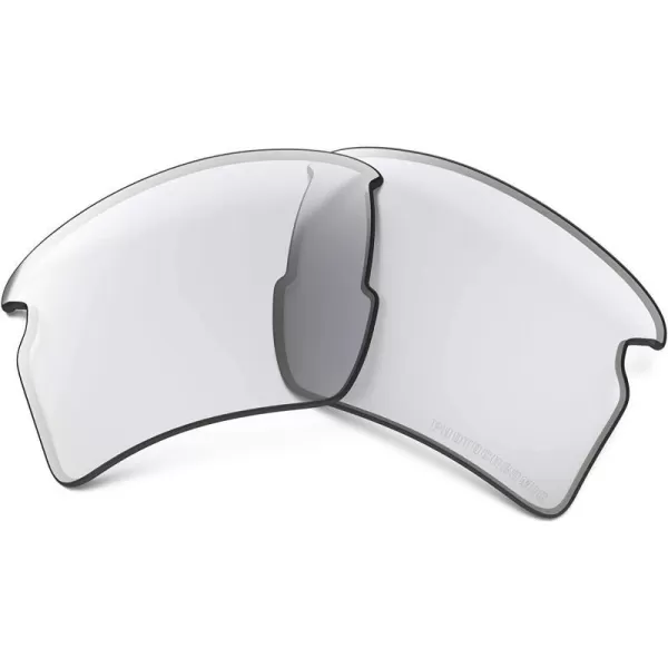 imageOakley Flak 20 XL Rectangular Replacement Sunglass LensesBlack Clear Photochromic
